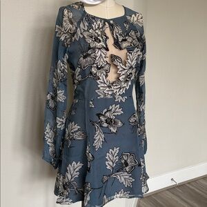 For love and lemons long sleeve sheer dress